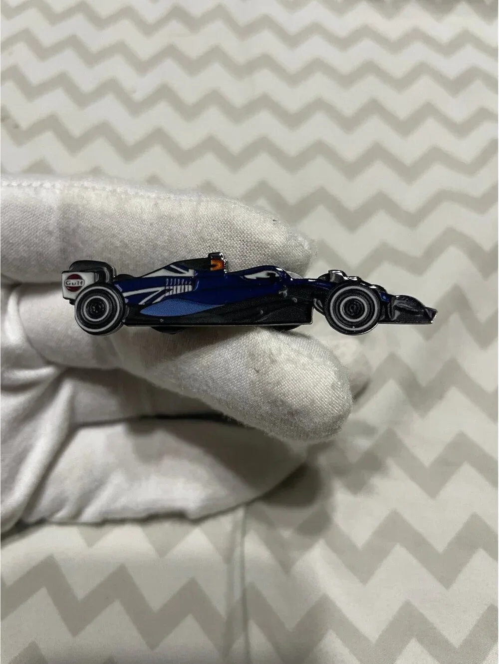 Williams FW45 800th gp special Livery formula1 enamel pin brooch